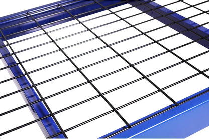Garage Storage Shelves - Heavy Duty 4-Tier Adjustable Metal Wire Shelving Units with 8000 Lbs Total Capacity for Garage Basement Racking Organization - 72" H X 77" W X 24" D